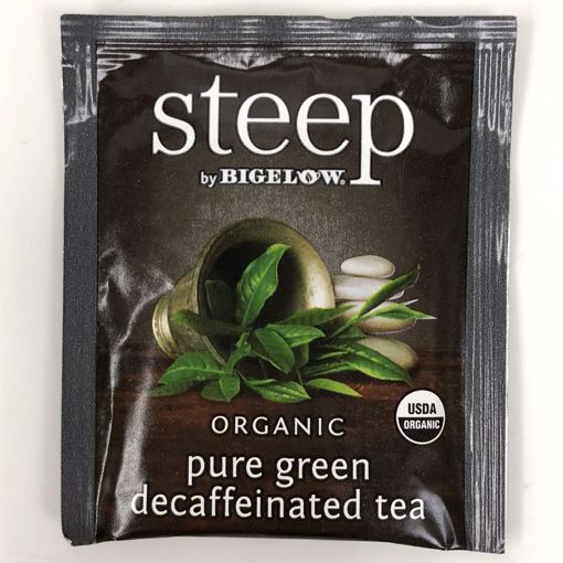 Picture of Steep by Bigelow(R) Organic Pure Green Decaffeinated Tea packet (100 Units)