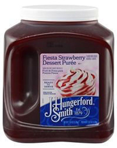 Picture of J. Hungerford Smith - Fiesta Strawberry Puree Topping - #10 Jar, 3/case