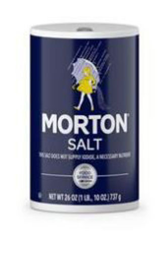 Picture of Morton - Plain Salt - 26 oz, 24/case